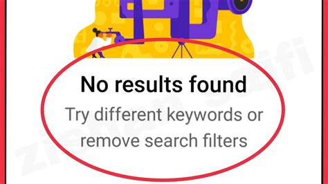 YouTube Fix No results found try different keywords or remove .